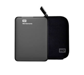 Kit WD Disco externo Elements 2TB + funda transporte.