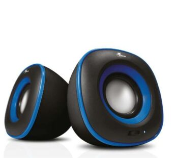 Xtech MM speakers 2.0 Spekter 3.5mm-USB power 6W XTS-115BL