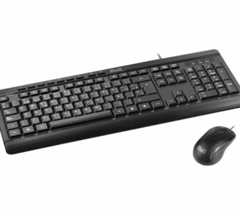 KlipX Combo teclado+mouse alambrico ESP USB