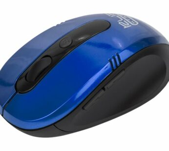 KlipX Mouse inalambrico 6 botones 1600 DPI azul