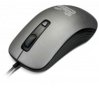 KlipX mouse con sensor optico USB 1000/1600 dpi- ambidiestro