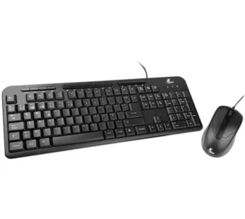 Xtech kit teclado mouse alambrico multimedia negro