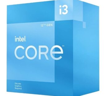 Intel Core i3 12100F – 3.3 GHz – 4 núcleos – 8 hilos – 12 MB caché – LGA1700 Socket – Caja