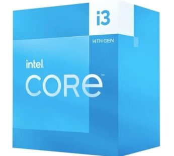 Intel Core i3 i3-14100 – 3.5 GHz – 4 núcleos – 8 hilos – 12 MB caché – FCLGA1700 Socket – Caja