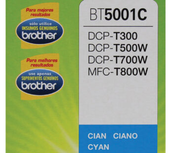 Brother BT5001C – Súper Alto Rendimiento – cián – original – recarga de tinta – para Brother DCP-T300, DCP-T820DW, MFC-T800W