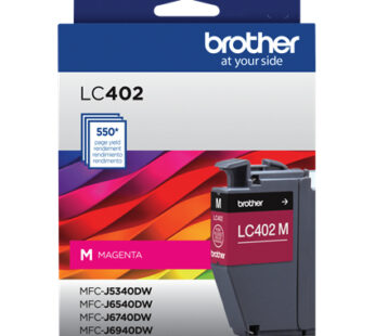 Brother LC402M – Magenta – original – cartucho de tinta – para Brother MFC-J5340DW, MFC-J6540DW, MFC-J6940DW