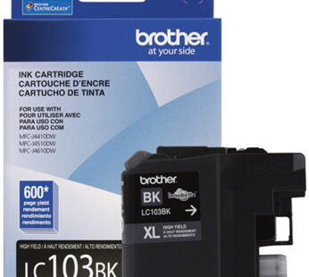 Brother LC103BK – Alto rendimiento – negro – original – cartucho de tinta – para Brother DCP-J152, MFC-J245, J285, J450, J470, J475, J650, J6520, J6720, J6920, J870, J875