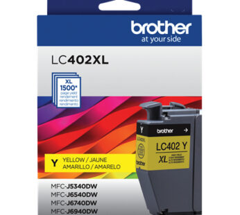 Brother LC402XLY – Alto rendimiento – amarillo – original – caja para colgar – cartucho de tinta – para Brother MFC-J5340DW, MFC-J6540DW