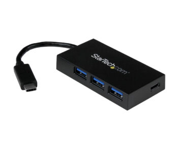 StarTech.com Concentrador USB 3.0 de 4 Puertos – USB-C a 1x USB-C y 3x USB-A – Hub USB Type-C a 1x USB Type-C a 3x USB-A