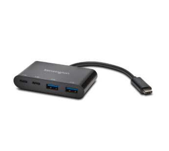 Kensington CH1000 USB-C 4-Port Hub – Hub – 2 x USB 3.1 Gen 1 + 2 x USB-C – sobremesa