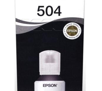 Epson 504 – 127 ml – negro – original – recarga de tinta – para EcoTank L4150, L4160, L4260, L6161, L6171, L6191, L6270; EcoTank ITS L4150, L4160