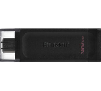 Kingston DataTraveler 70 – Unidad flash USB – 128 GB – USB-C 3.2 Gen 1