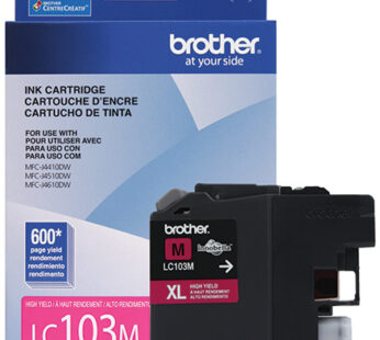 Brother LC103M – Alto rendimiento – magenta – original – cartucho de tinta – para Brother DCP-J152, MFC-J245, J285, J450, J470, J475, J650, J6520, J6720, J6920, J870, J875