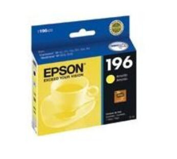 Epson T196 – Amarillo – original – cartucho de tinta – para Expression XP-101, XP-201, XP-211, XP-214, XP-401, XP-411; WorkForce WF-2532