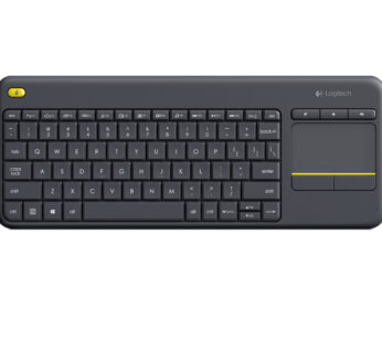 Logitech Wireless Touch Keyboard K400 Plus – Teclado – con panel táctil – inalámbrico – 2.4 GHz – negro