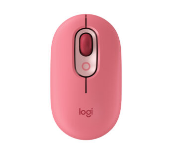 Logitech POP – Ratón – emoji personalizado – óptico – 4 botones – inalámbrico – Bluetooth 5.1 LE – rompecorazones